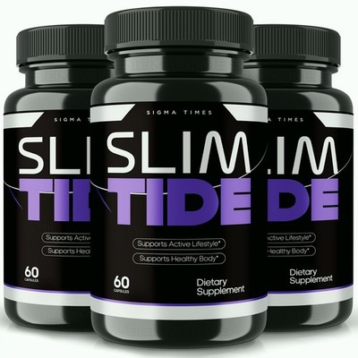 SlimTide Capsules, Slim Tide Weight Loss Support Pills & Energy Supplement - 3PK