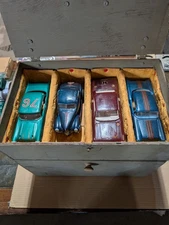 Estate Find! Case of 1/24th Scale Slot Cars & Parts  NO RESERVE