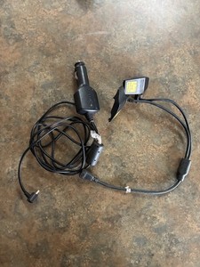 Garmin Alpha 100/TT10/TT15 car charger with double charging clip.