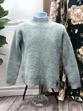 Superdry Men s Lambs Wool Blend Pullover Sweater Grey Small