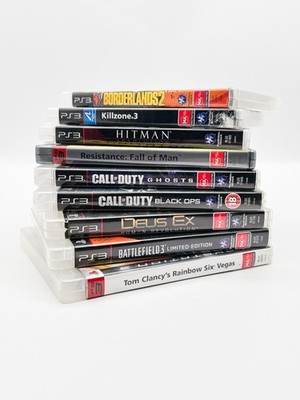 PS3 Shooter Bundle x9 | COD Borderlands Killzone Hitman Battlefield | Tested