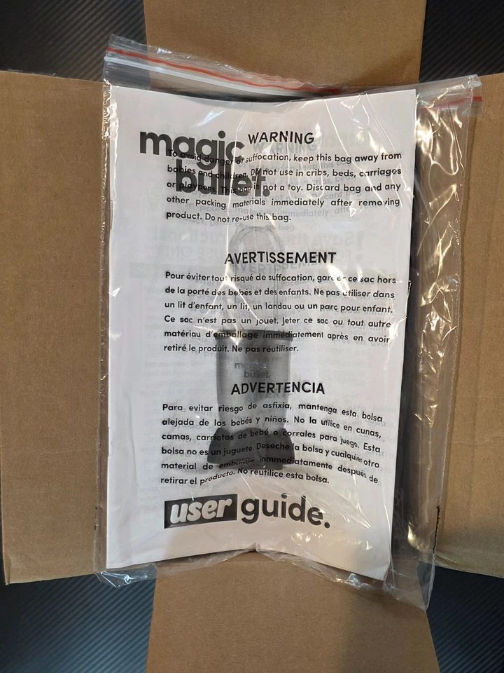 Magic Bullet 11 Pieces Personal Blender Silver #MBR-1101 *Read Description* - Image 2 of 4