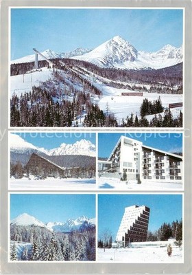 Strbske Pleso SK v pozadi Krivan Solisko Mlynicka dolina Hotel Patria Hotel Fis 