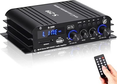 Verstärker S-299 Digital mit Fernbedienung 4.1 Kanal 5.0 Bluetooth Haus/Auto kabellos