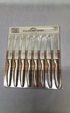 Chicago Cutlery Insignia Steak Stainless Steel Fixed Blade 8pc Knife Set 25C19AH