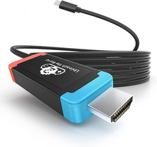 100W PD USB C to HDMI Adapter Cable for Switch 2, 4K 60Hz