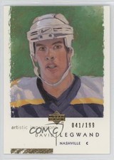 2002-03 Upper Deck Artistic Impressions Gold 41/199 David Legwand #50 13h2