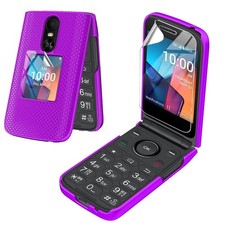 For TCL Flip 4 5G Case with 2 Pack Screen Protector,Tcl Flip 4 Phone Case Dual L