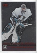 2002-03 Pacific Heads Up Red Missing Serial Number Jean-Sebastien Giguere #1 0a1