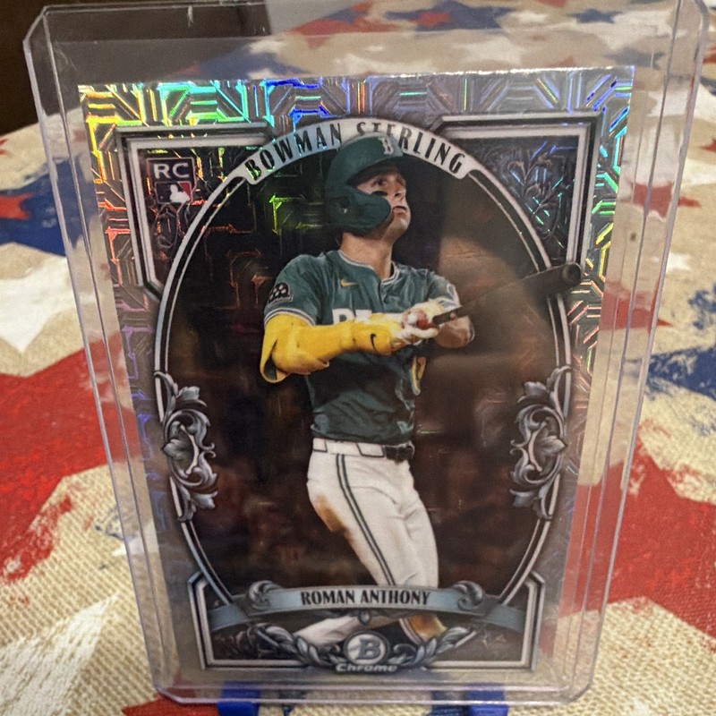 Topps 2025 Bowman Sterling Rookie Revelation Roman Anthony #BST-12 RC Red Sox
