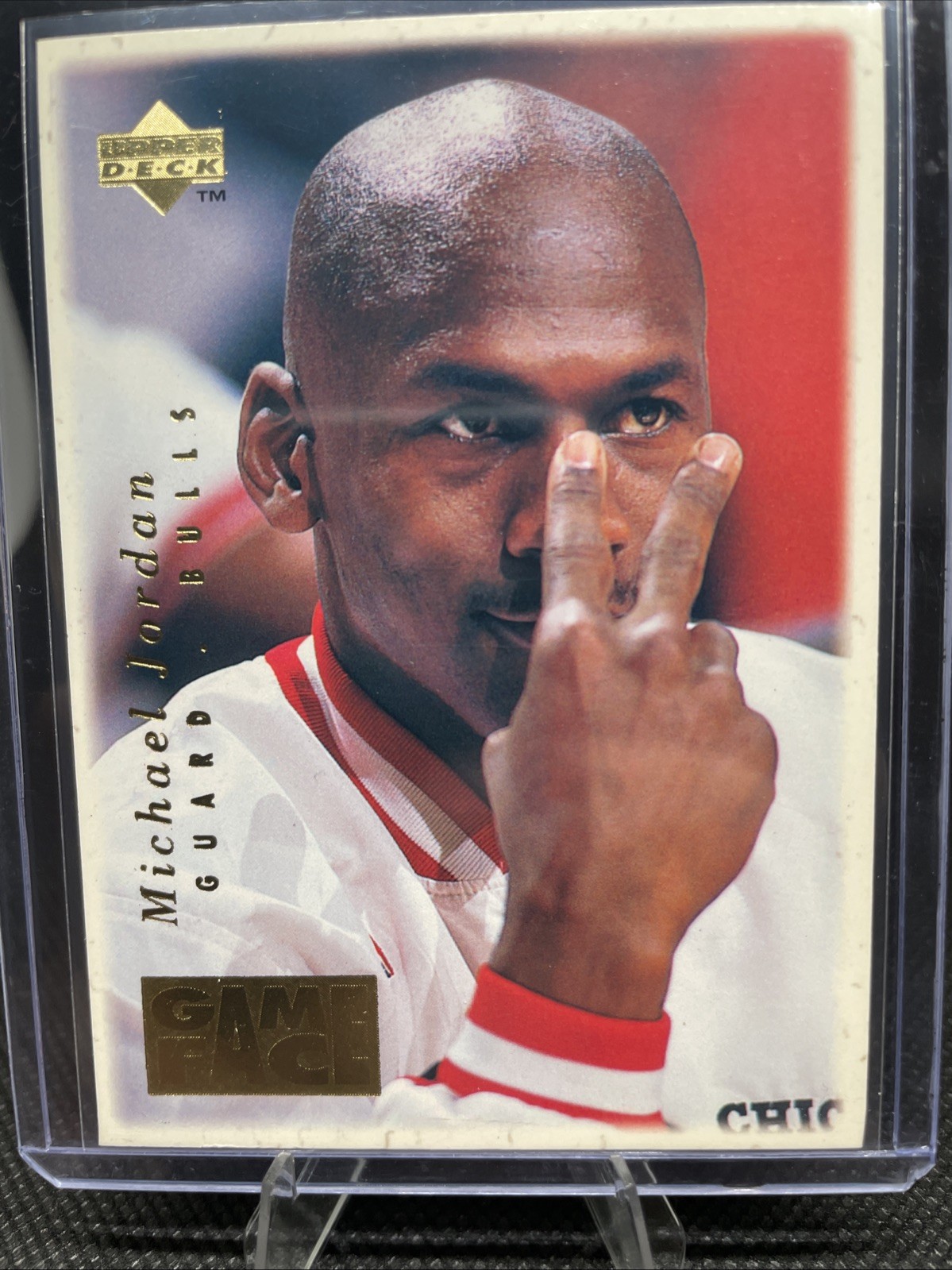 1996-97 Upper Deck Collector's Choice - Game Face Michael Jordan #GF2