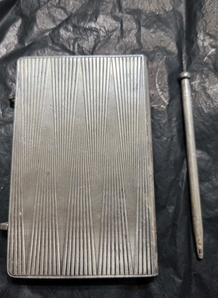 Very Rare Sterling Silver Notepad Cartier-1909-Only 1 On Internet From This Year - Image 2 of 4