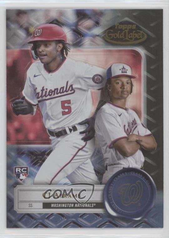 2022 Topps Gold Label Class 1 Black CJ Abrams #38 0m4x