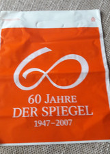 Tragetasche Plastiktüte Sammler Werbung 60 Jahre der Spiegel unbenutzt Berlin