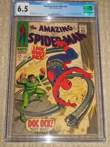 1967 Marvel The Amazing Spider-Man #53 CGC 6.5 Fine+