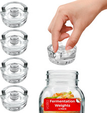 4 Stück Fermentiergewichte Ø 7 Cm Glasgewichte Zum Fermentieren Ideal Zum Fermen