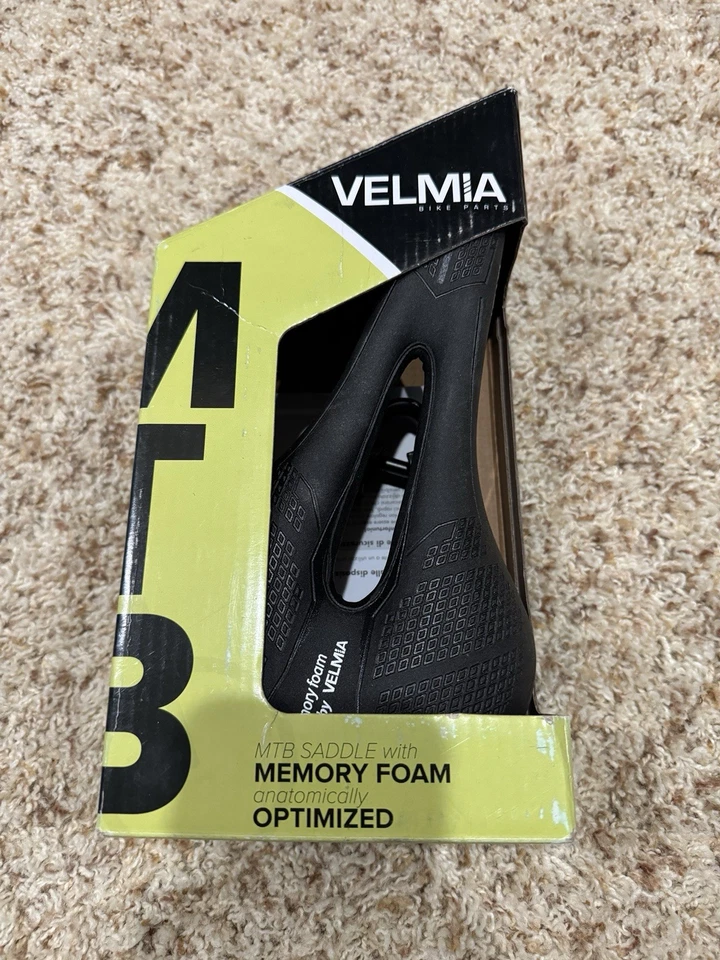 NIB Velmia Mountain and Racing Bike Seat 3 Zone Concept Bicycle Saddle MTB - Image 2 of 4