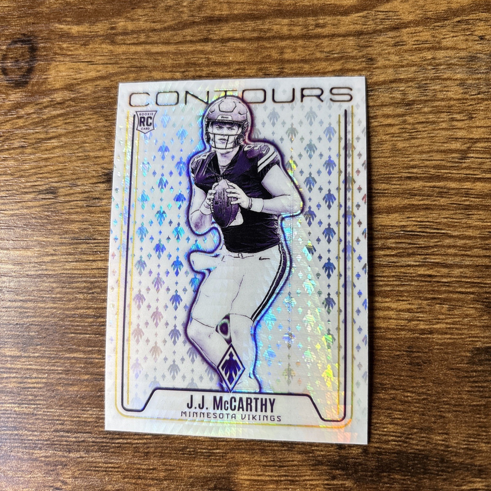 2024 Panini Phoenix - J.J. McCarthy RC  Contours Hyper Insert RC #CON-JMY 