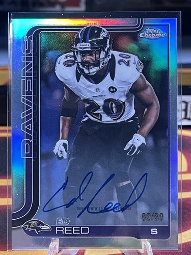2025 Topps Chrome Ed Reed Superfractor (RAW)