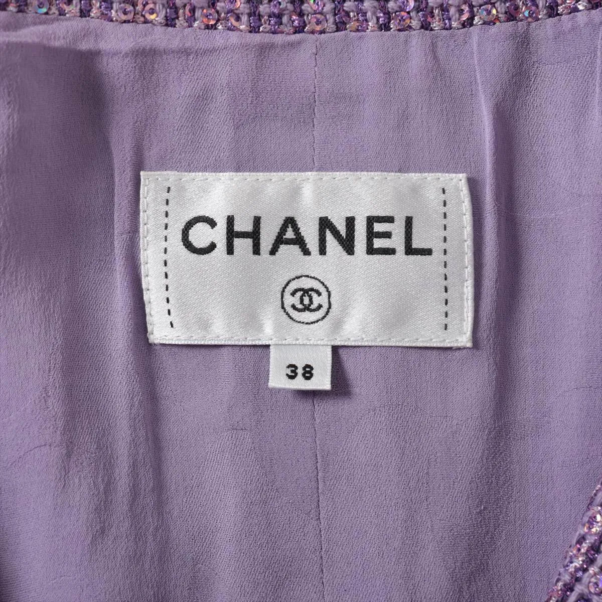Chanel Coco Button 24 years Polyester Setup 38/ 3… - image 5