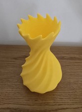 VASE, Ornamental 3D Printed Swirl Vase,  Dried Flowers Vase.