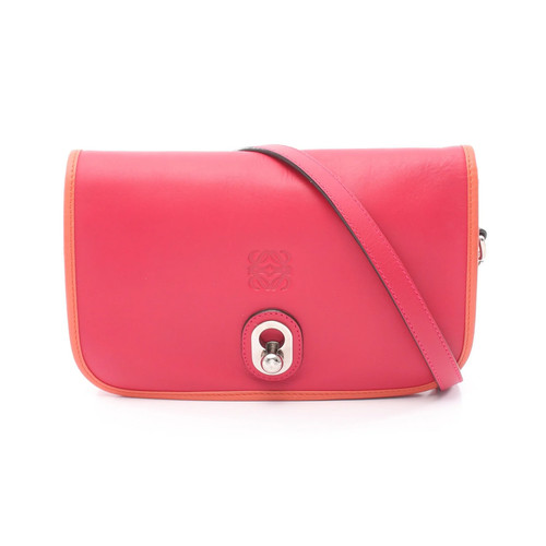 Loewe Shoulder Bag Red Leather #RCB10267
