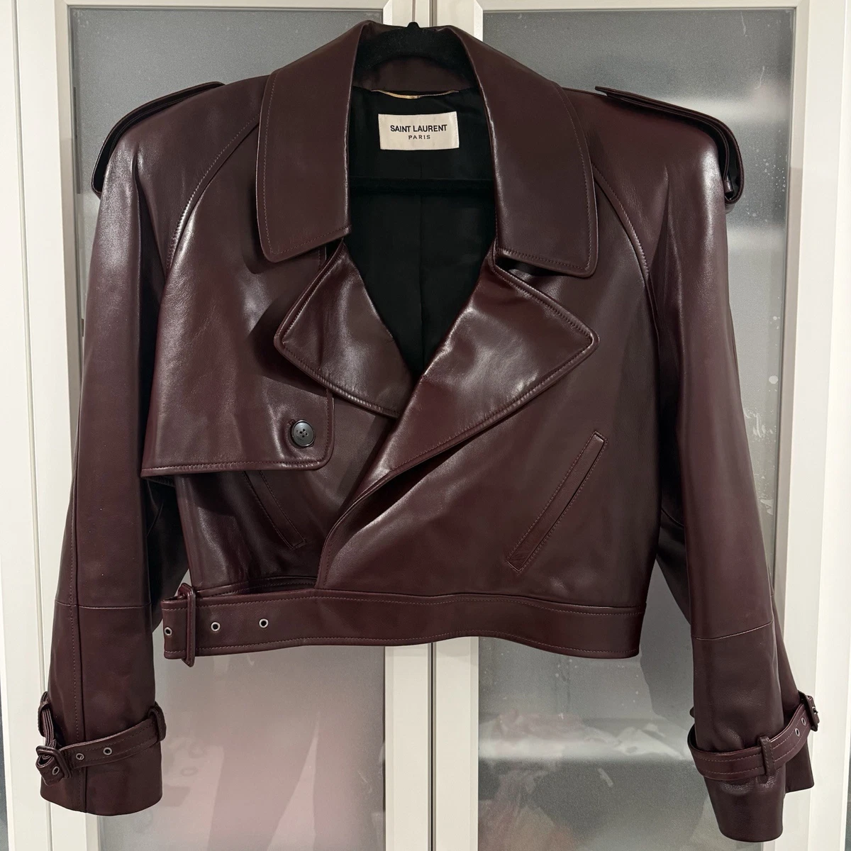 Saint Laurent Red Coats, Jackets & Vests for Women for sale | eBay