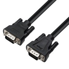DTECH 15 Feet SVGA VGA Computer Monitor Cable Male to Male Cord 1080p High Resol
