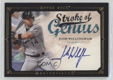 2008 Upper Deck Masterpieces Stroke of Genius Josh Willingham #SG-JW Auto fm0