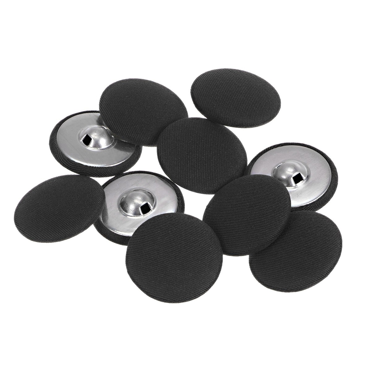 Black Buttons 10mm