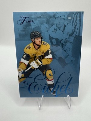 Upper Deck 2025-26 Flair Hockey Jack Eichel #136 Forecheck Blue Ice #15/25