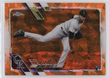 2021 Topps Chrome Update Sapphire Edition Orange 17/25 Antonio Santos #US85 0c2