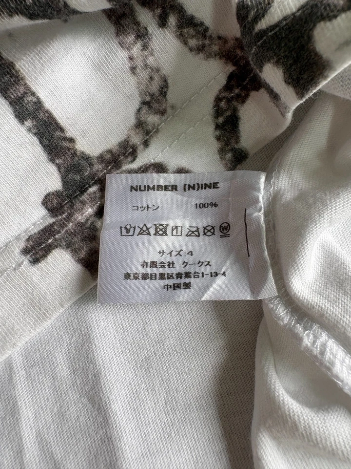 NUMBER (N)INE Calm down Tee Made in Japan - Image 4 of 4