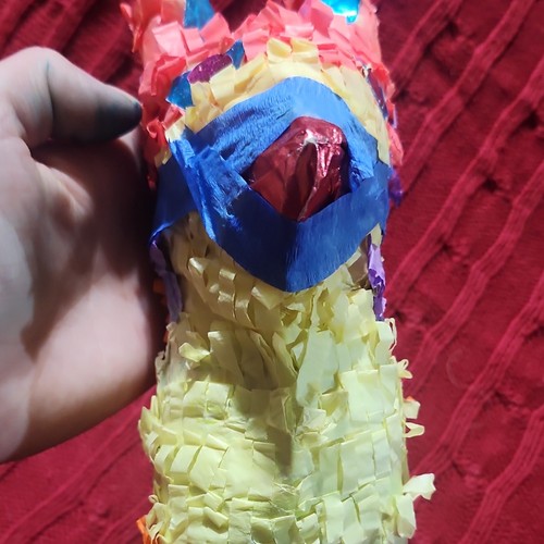 handmade multicolor donkey piñata animal-shaped party decoration supply