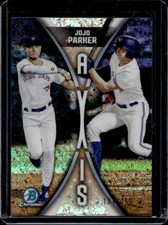 2025 Bowman Draft JoJo Parker Axis Chrome Mini Diamond Refractor #/150 Blue Jays