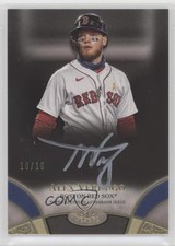 2021 Topps Tier One Break Out Silver Ink 10/10 Alex Verdugo #BOA-AV Auto 2h5
