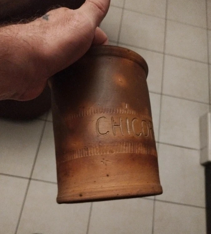 Rare Ancienne Poterie Terre Cuite Signé L'empereur Collection Vase Pot Art Déco - Photo 2/2