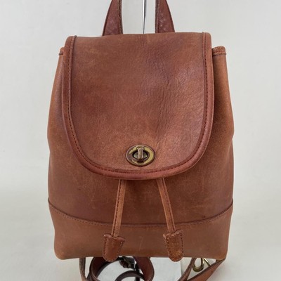 Old Coach Glove-Tanned Leather Mini Backpack 9960 Brown  display picture 1