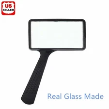 Handheld Rectangular 3X Magnifier Magnifying Glass Loupe For Reading Jewelry  US