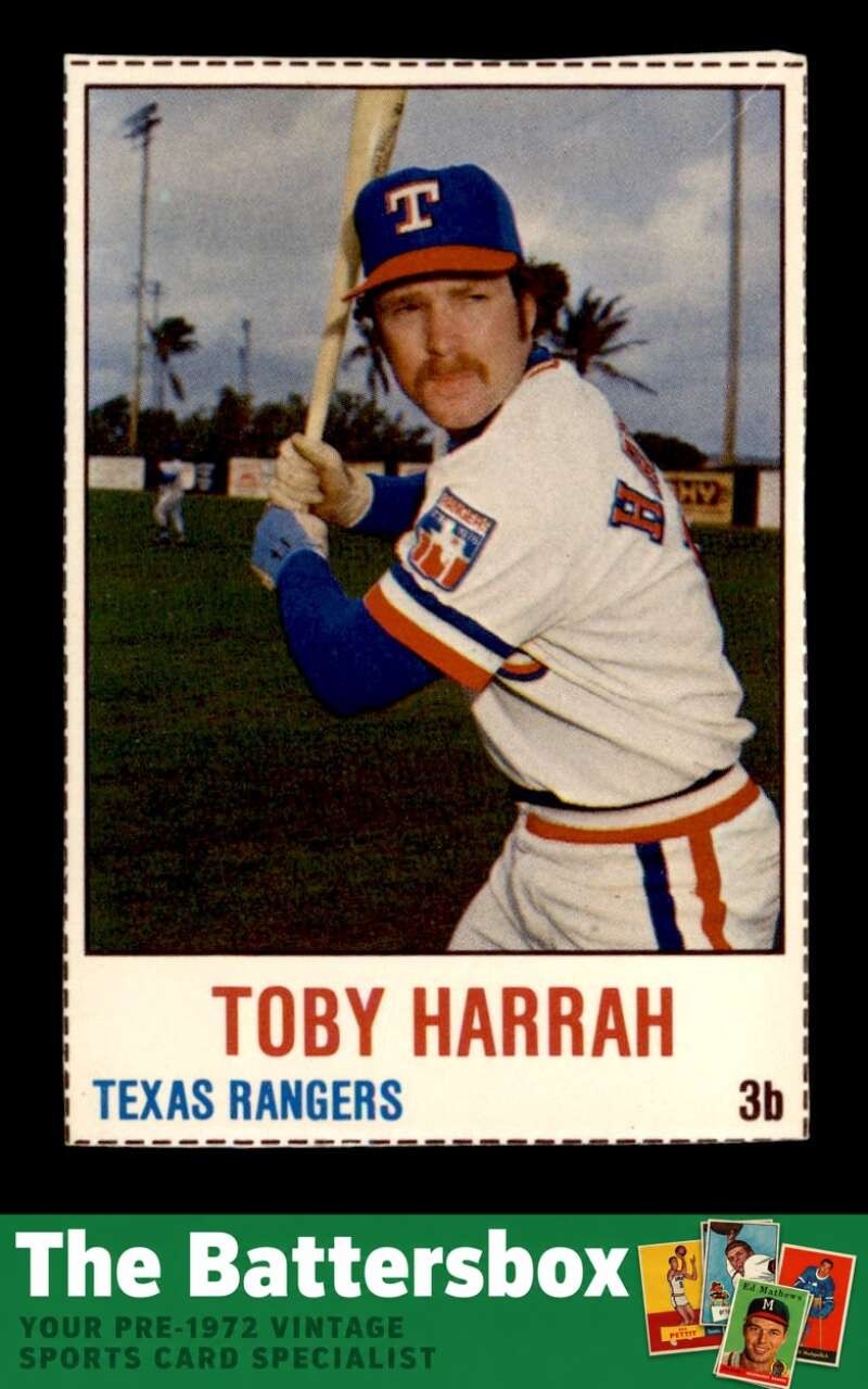1978 Hostess #123 Toby Harrah   VG/VGEX X3748439