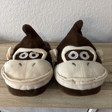 Donkey Kong House Shoes Slippers 9 Inches Long 