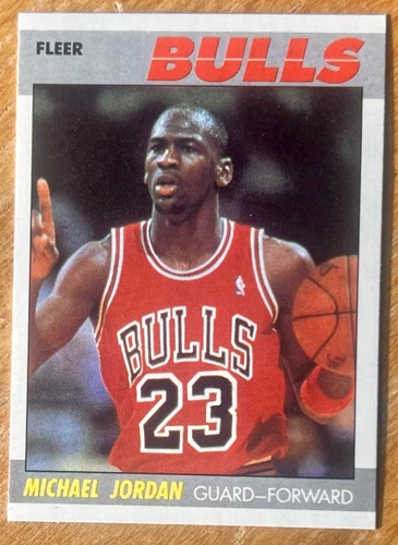 MICHAEL JORDAN 1987-88 Fleer "2nd Year" Card #59 of 132 CHICAGO BULLS