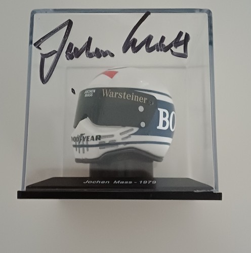 Spark,Warsteiner Arrows Racing Team Formel 1 1979 Helm 1:5,signiert Jochen Mass