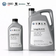 6L Original VW Audi Seat Skoda 0W30 Motoröl VW 504 507 LongLife III FE GS55545