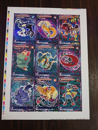 Peruvian Uncut Sheet Pokémon Mint Condition Mega Evolutions