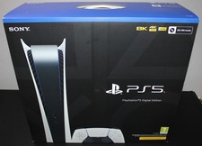 Sony PS5 Digital Edition Console - White (Boxed)