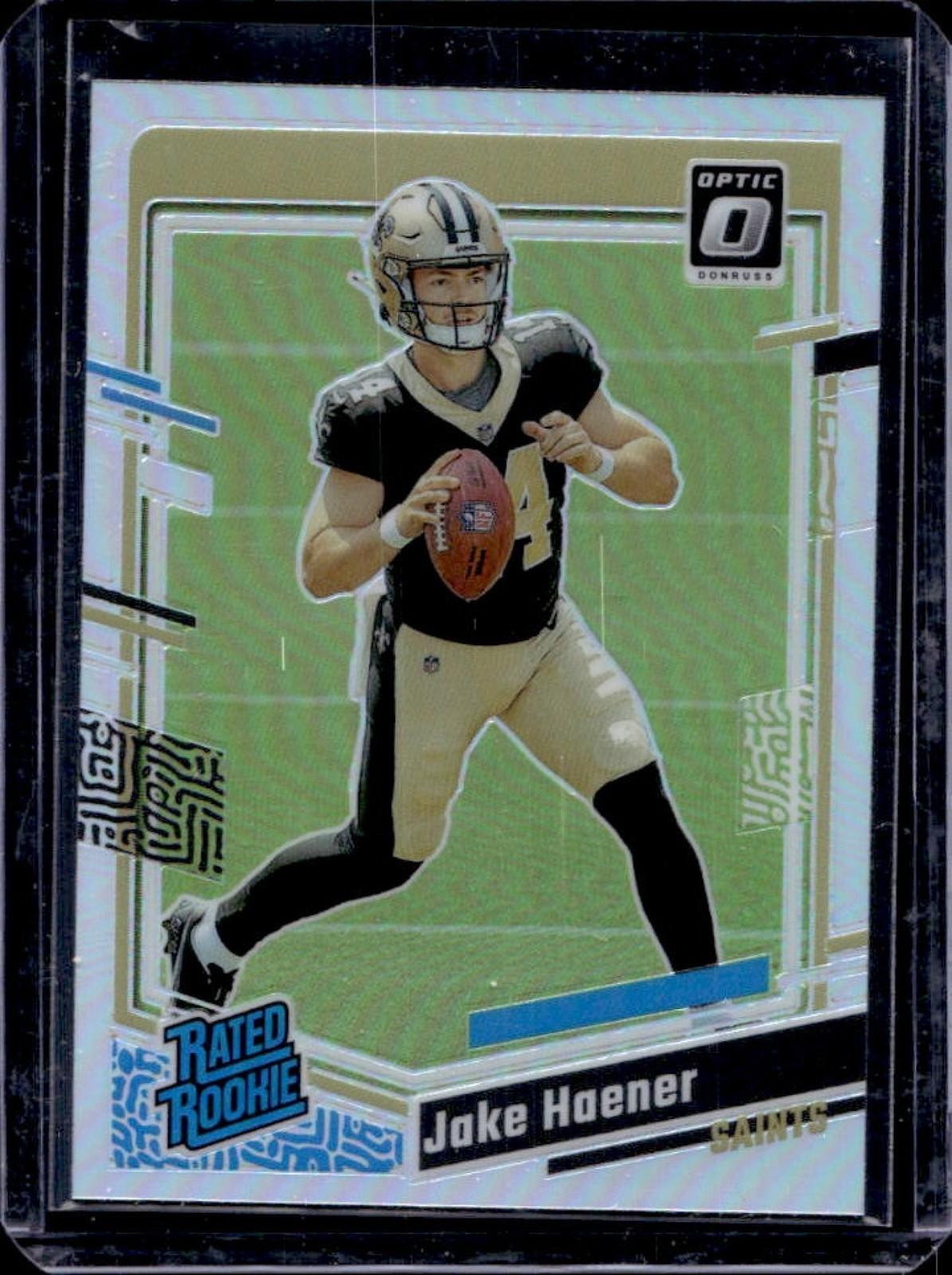 2023 Donruss Optic Jake Haener Holo Prizm Rated Rookie #277 Saints