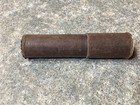 Antique French Leather Brass Spyglass Telescope Nautical 2 Draw 13” With Case
