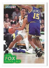 1993-94 Fleer Basketball Rick Fox Card #12 Boston Celtics