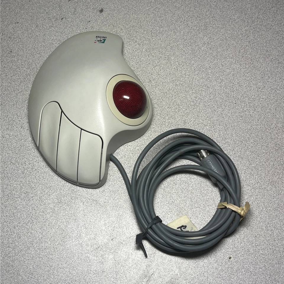Logitech T-CH11 Trackball TrackMan Marble Mouse - Image 4 of 4